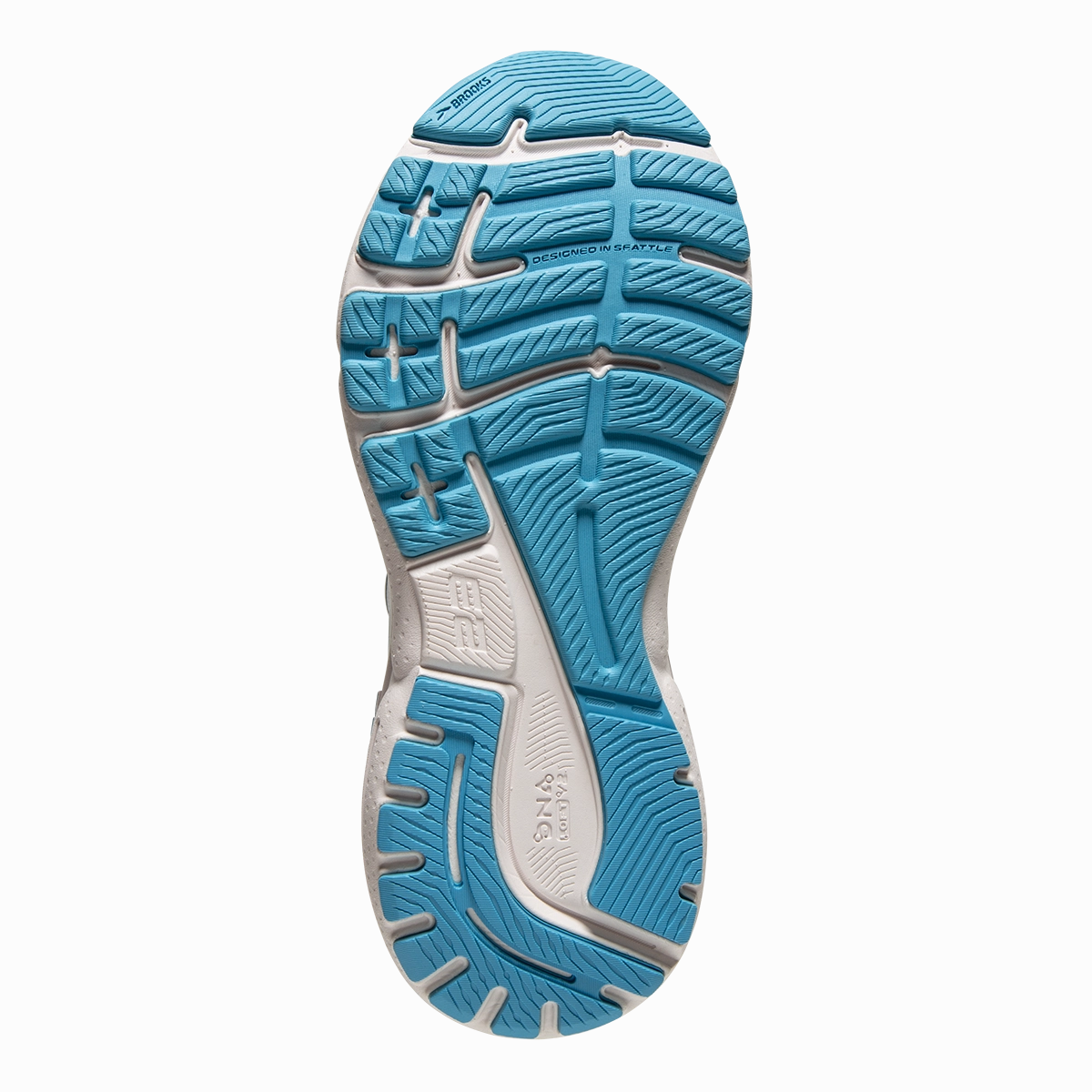 Brooks Adrenaline GTS 23 - Coconut - Papaya - Blue Brooks performance running shoes