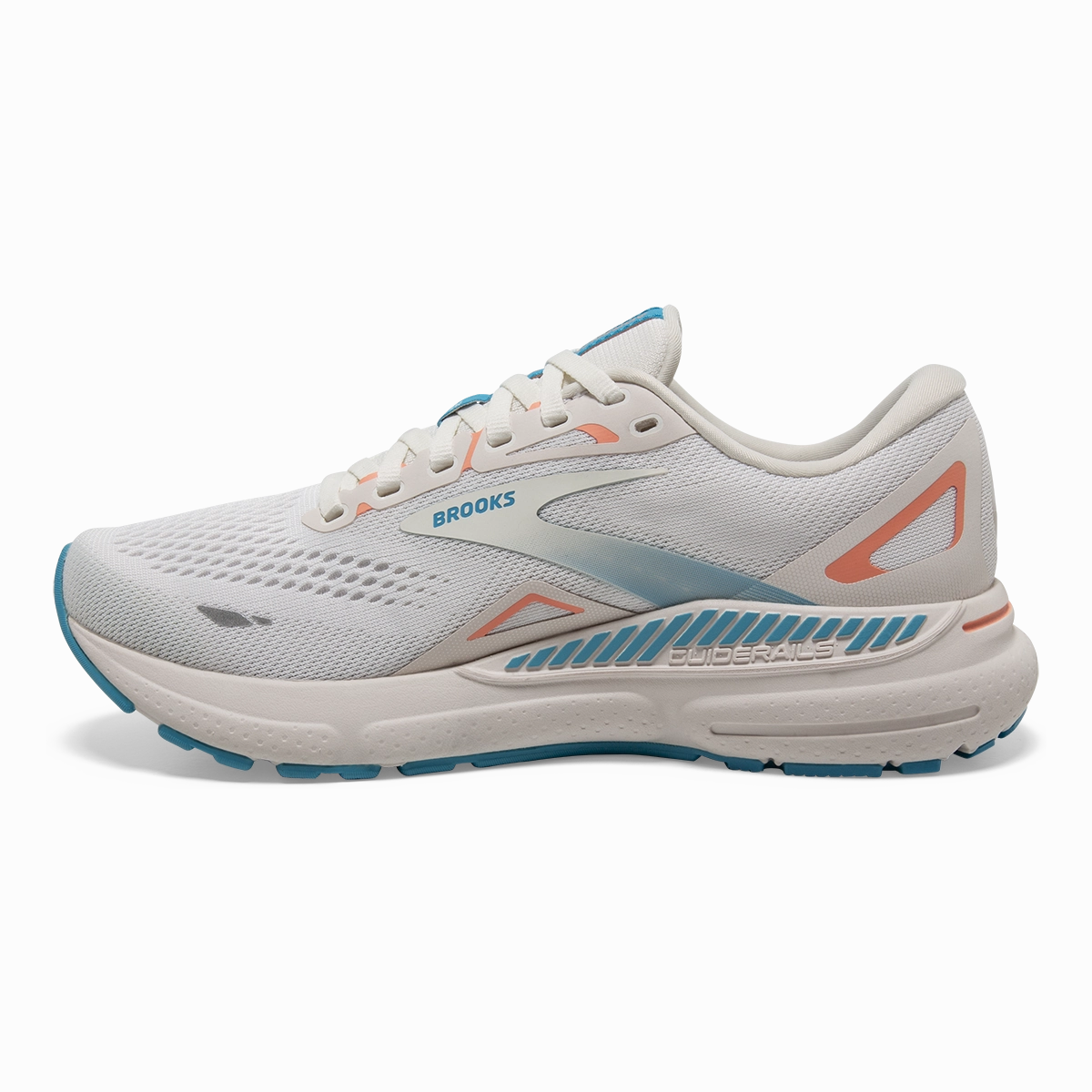 Brooks Adrenaline GTS 23 - Coconut - Papaya - Blue Brooks performance running shoes