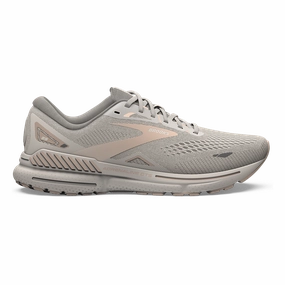 Brooks Adrenaline GTS 23 - Crystal Grey - Villa - White Brooks running shoes with responsive cushioning