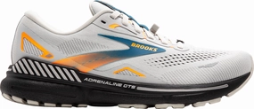 Brooks Adrenaline GTS 23 GORE-TEX Mens Running Shoes - Grey Brooks cushioned sneakers for distance running