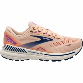 Brooks Adrenaline GTS 23 Womens Running Shoes - Orange Brooks cushioned sneakers for distance running