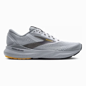 Brooks Adrenaline GTS 24 Alloy - White - Gold Fusion Brooks running shoes with responsive cushioning