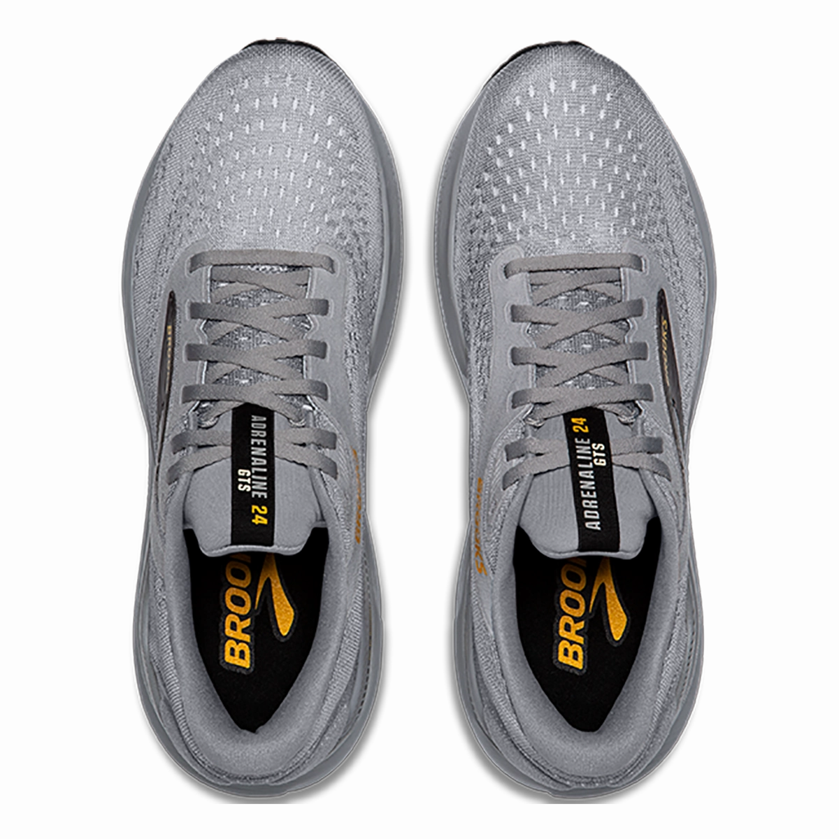 Brooks Adrenaline GTS 24 Alloy - White - Gold Fusion Brooks performance running shoes