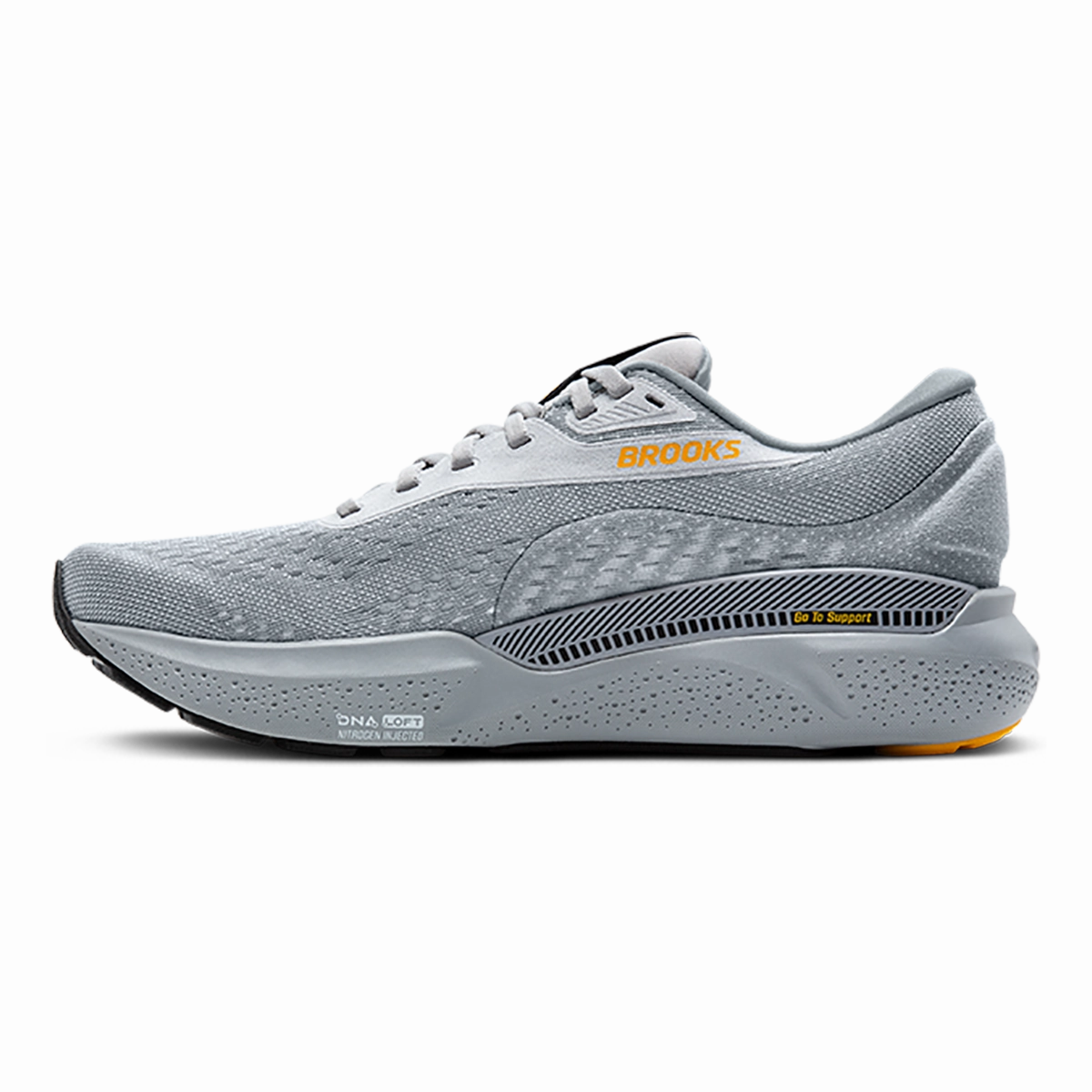 Brooks Adrenaline GTS 24 Alloy - White - Gold Fusion Brooks performance running shoes