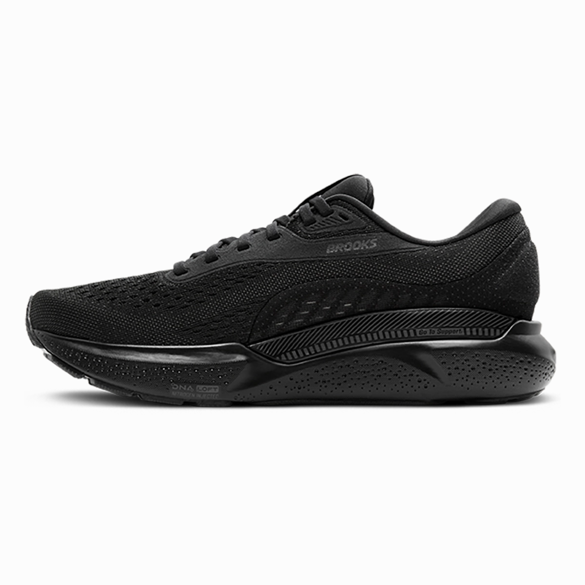 Brooks Adrenaline GTS 24 Black - Black - Ebony Brooks performance running shoes