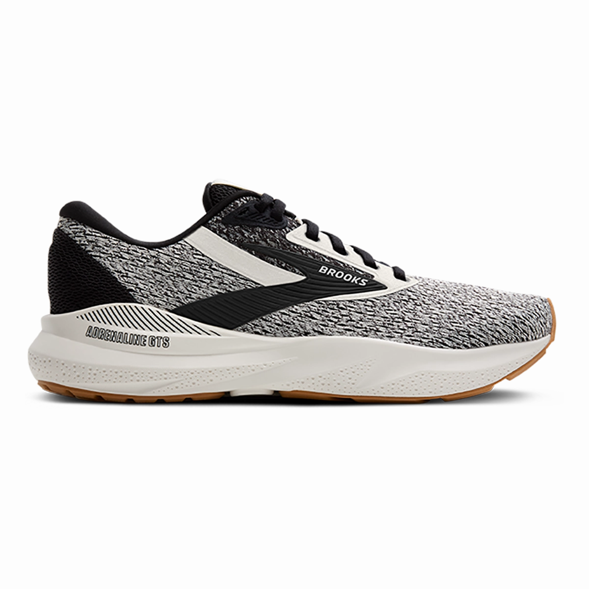 Brooks Adrenaline GTS 24 Coconut - Black - Biscuit Brooks running shoes with responsive cushioning