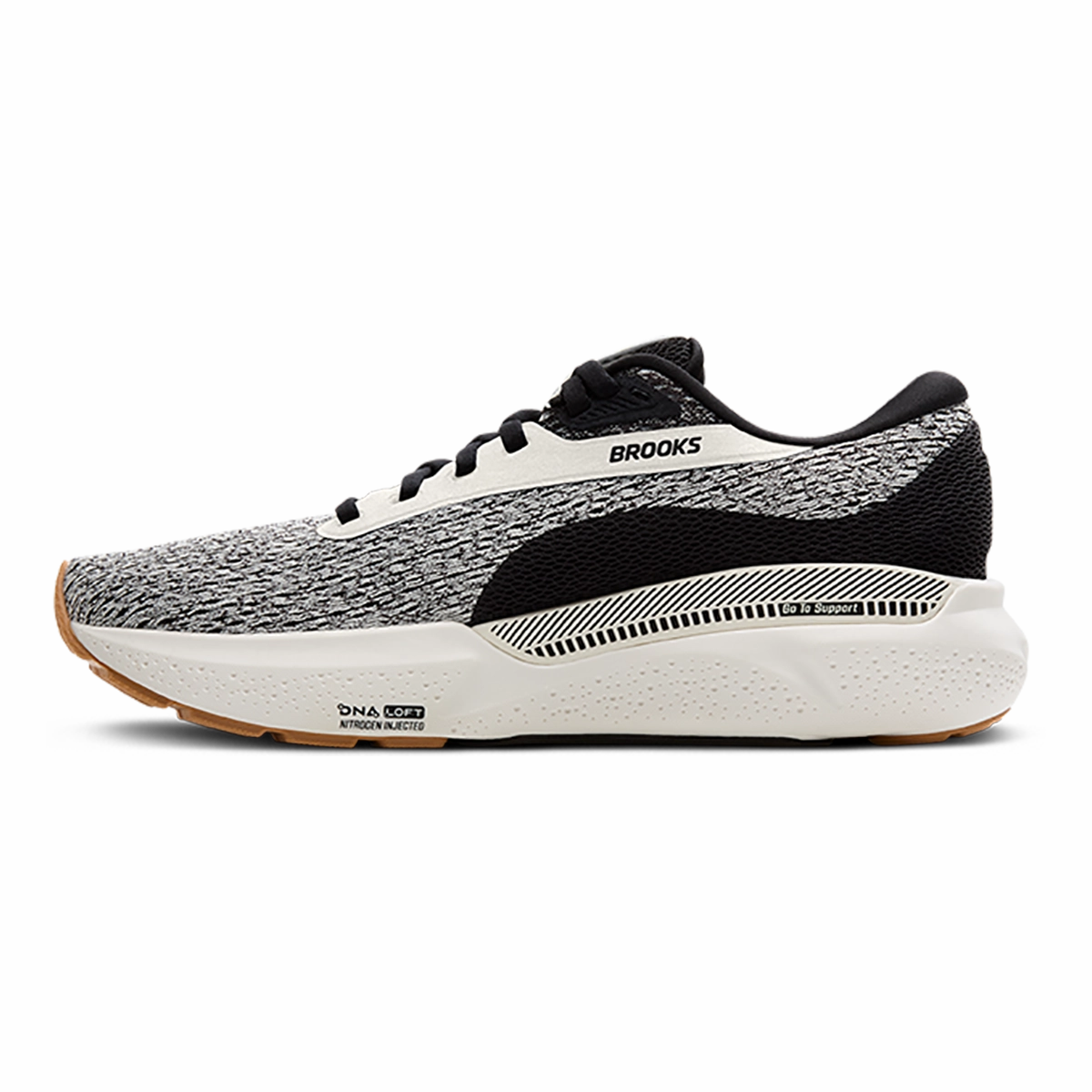 Brooks Adrenaline GTS 24 Coconut - Black - Biscuit Brooks performance running shoes