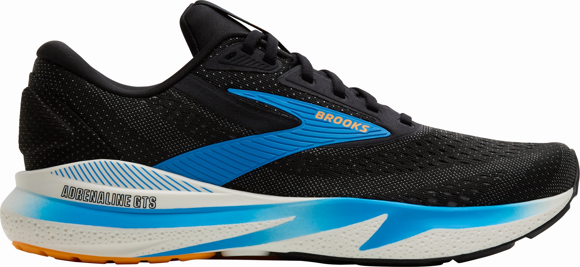 Brooks Adrenaline GTS 24 Mens Running Shoes - Black Brooks cushioned sneakers for distance running