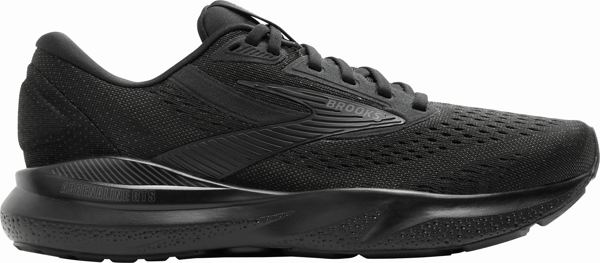 Brooks Adrenaline GTS 24 Mens Running Shoes - Black Brooks cushioned sneakers for distance running
