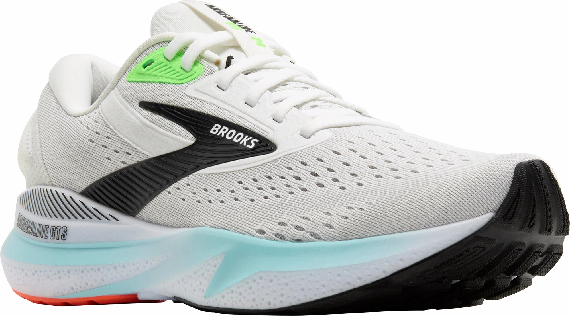 Brooks Adrenaline GTS 24 Mens Running Shoes - White Distance Runners