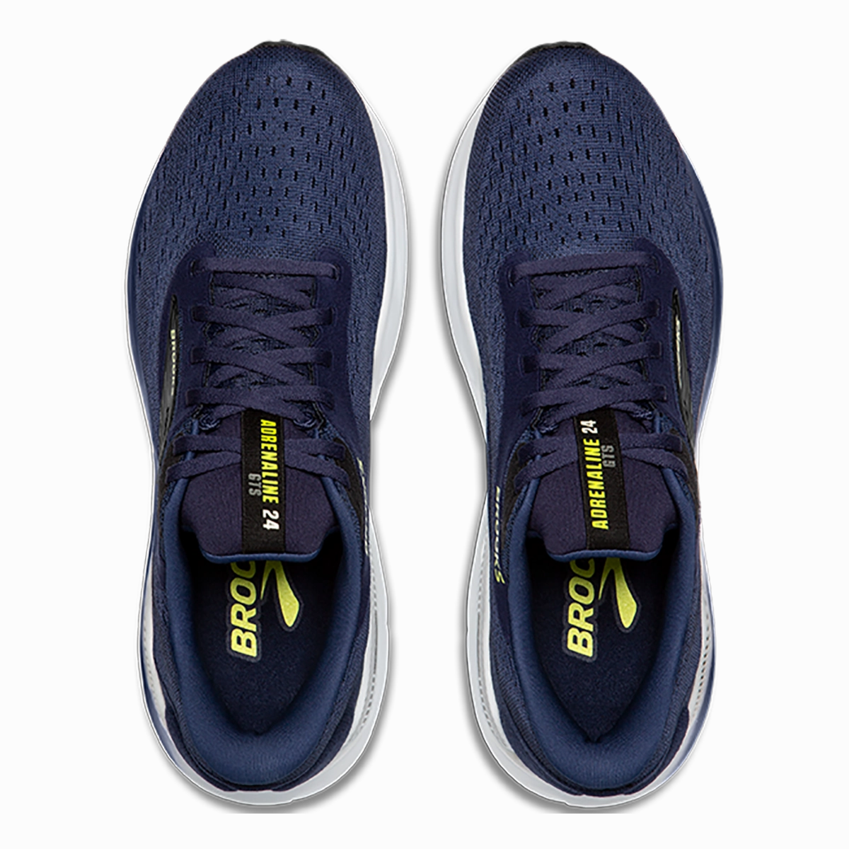 Brooks Adrenaline GTS 24 Peacoat - Black - Sharp Green Brooks performance running shoes