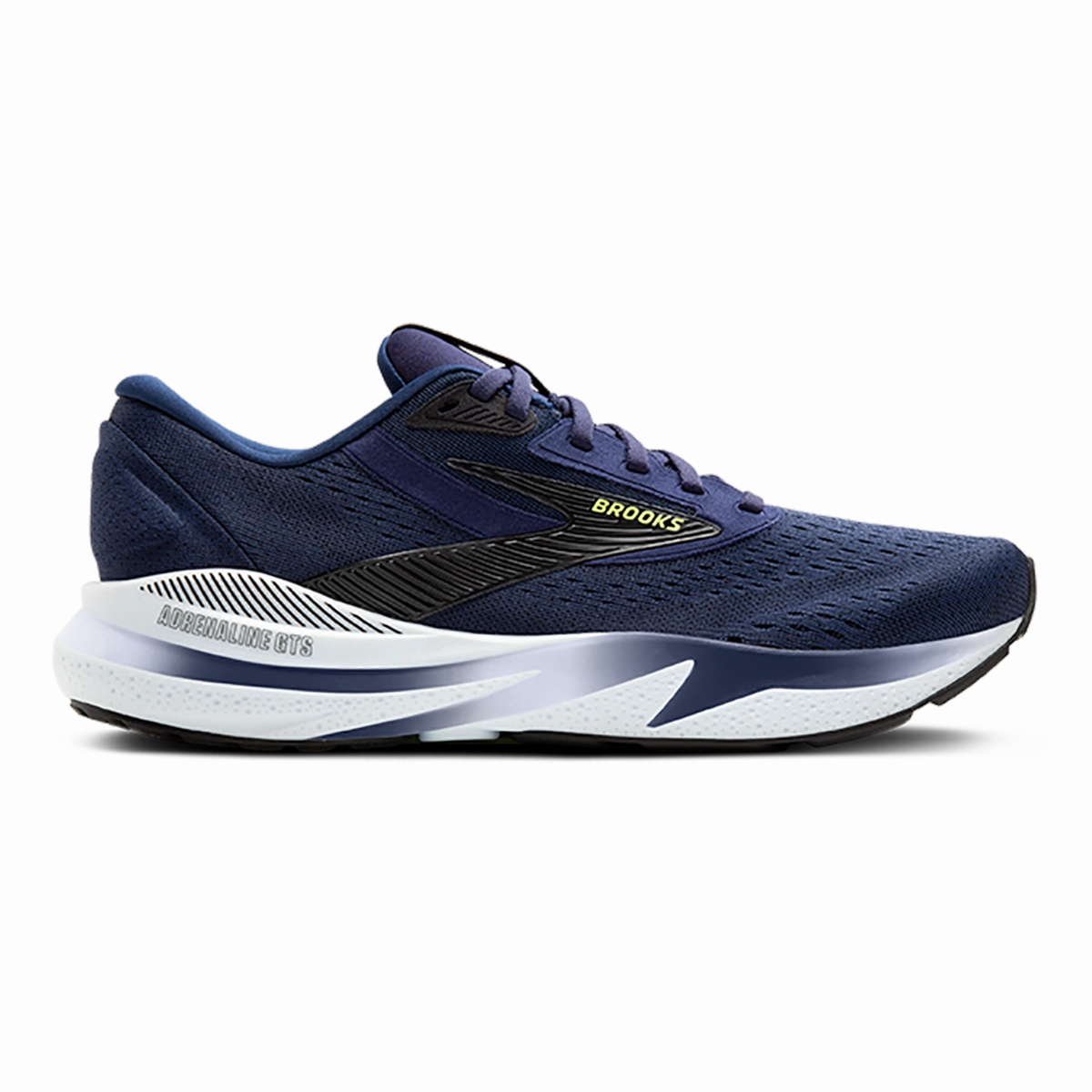 Brooks Adrenaline GTS 24 Peacoat - Black - Sharp Green Brooks running shoes with responsive cushioning