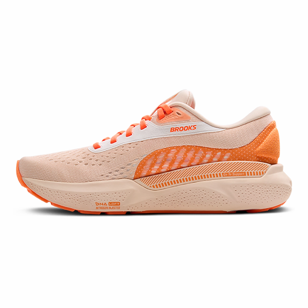 Brooks Adrenaline GTS 24 Pink - Nectarine - Orange Brooks performance running shoes