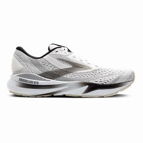 Brooks Adrenaline GTS 24 White - Black - Pelican Brooks running shoes with responsive cushioning