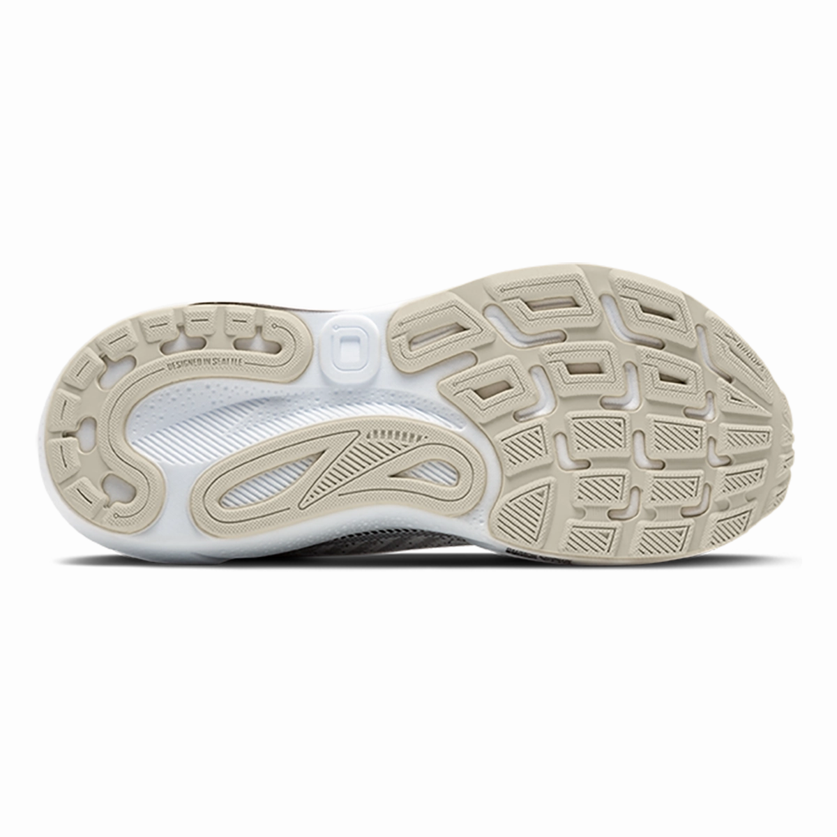 Brooks Adrenaline GTS 24 White - Black - Pelican Brooks performance running shoes