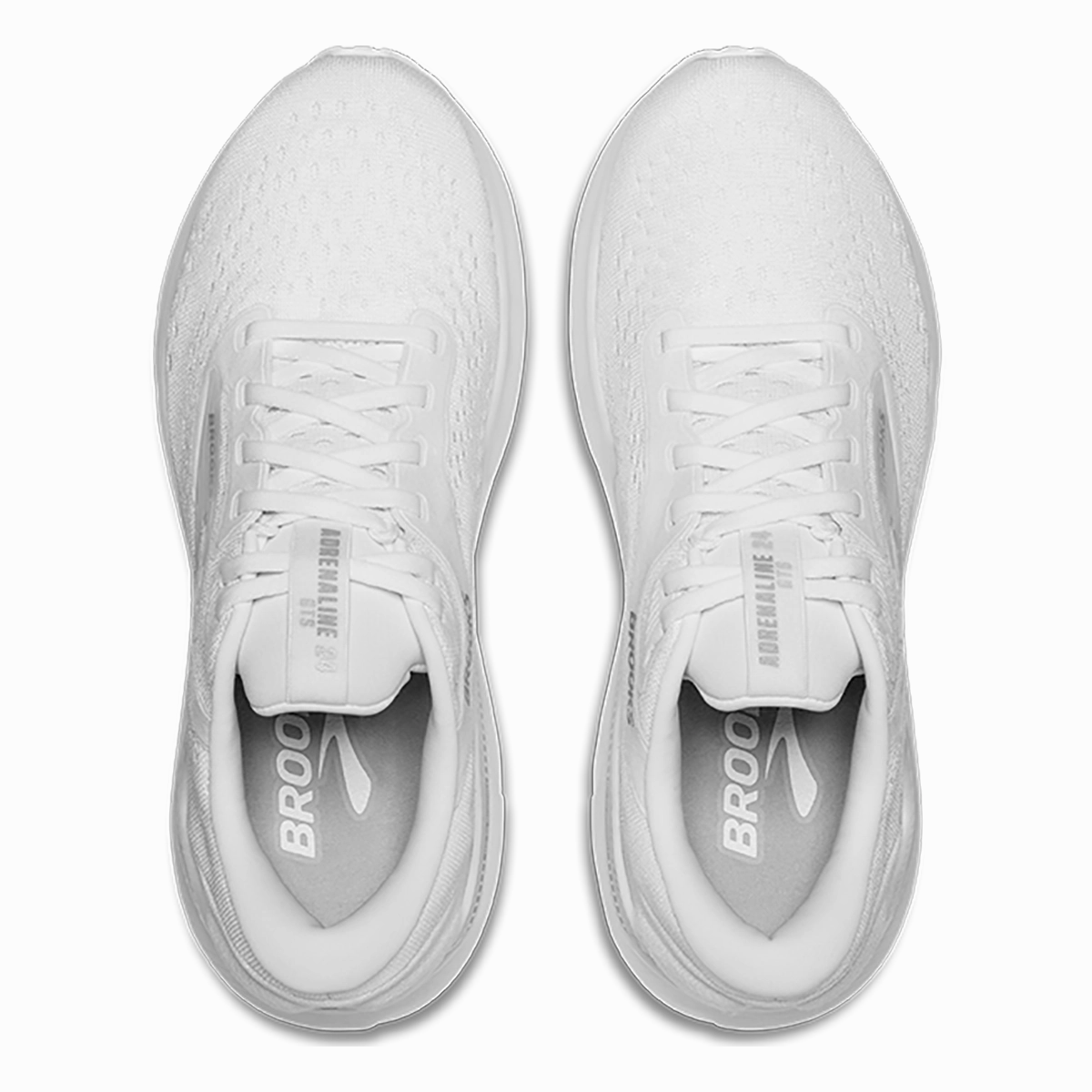 Brooks Adrenaline GTS 24 White - Oyster - Alloy Brooks performance running shoes