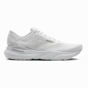 Brooks Adrenaline GTS 24 White - Oyster - Alloy Brooks running shoes with responsive cushioning