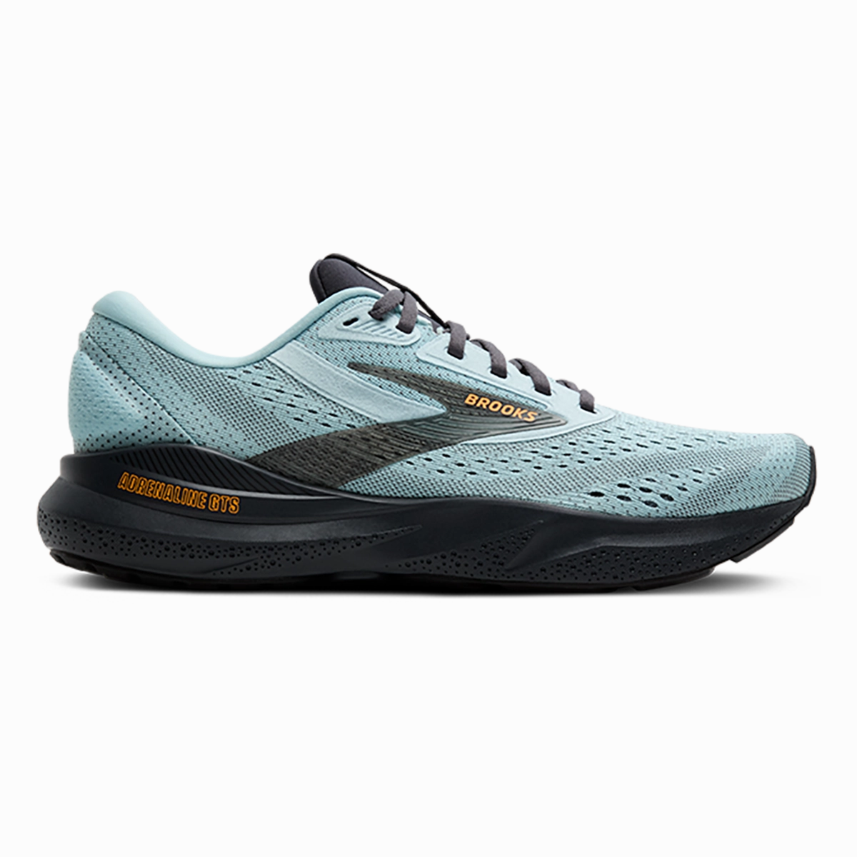 Brooks Adrenaline GTS 24 Winter Sky - Ebony - Orange Brooks running shoes with responsive cushioning