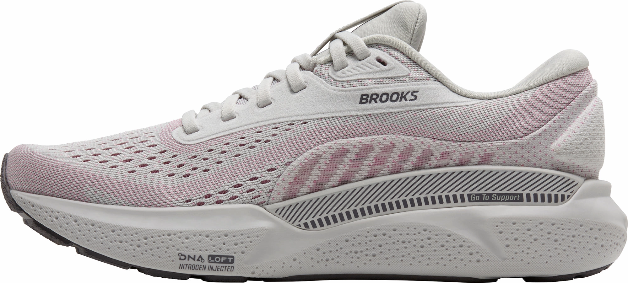 Brooks Adrenaline GTS 24 Womens Running Shoes - Beige Training Sneakers