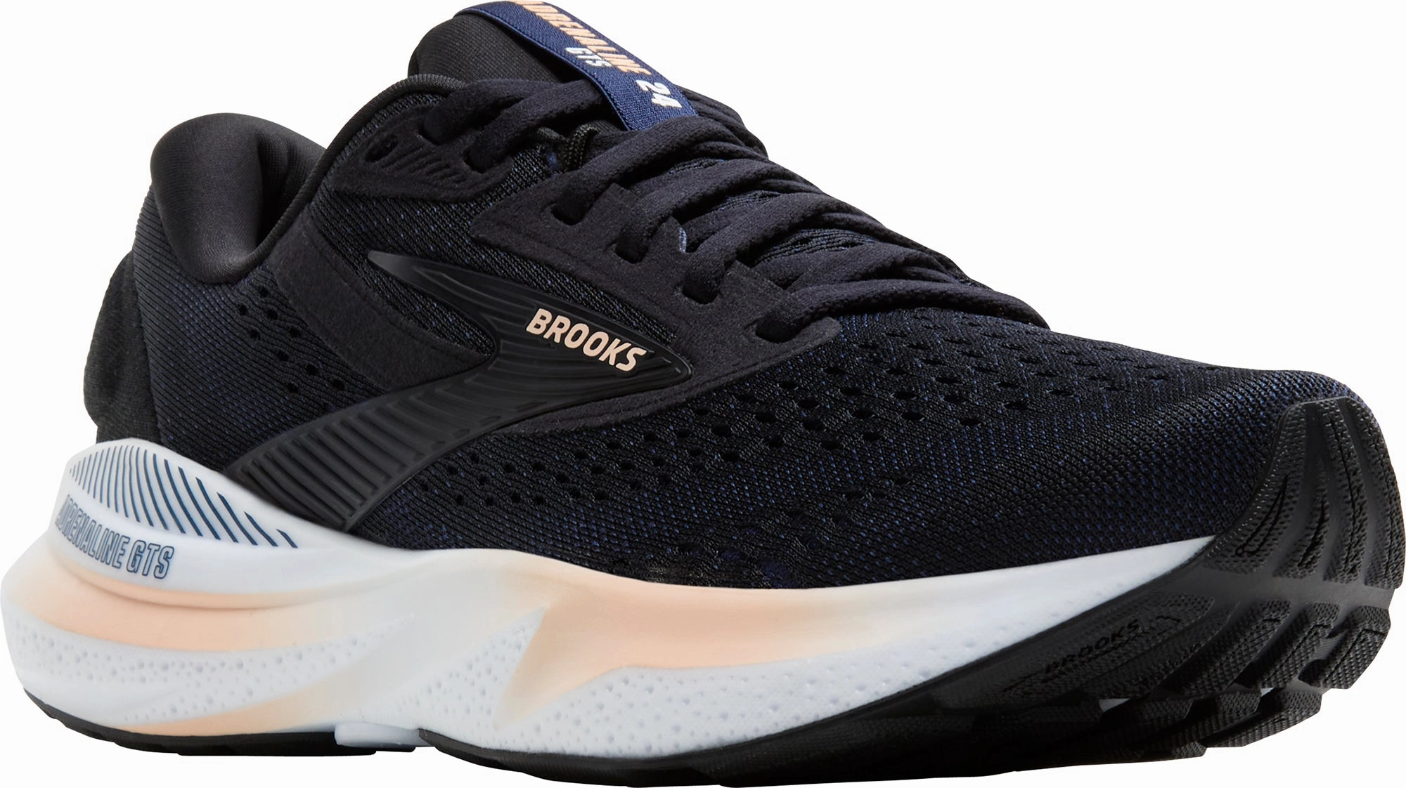 Brooks Adrenaline GTS 24 Womens Running Shoes - Black Distance Runners