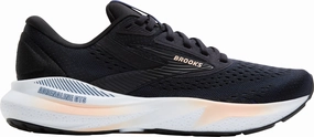 Brooks Adrenaline GTS 24 Womens Running Shoes - Black Brooks cushioned sneakers for distance running
