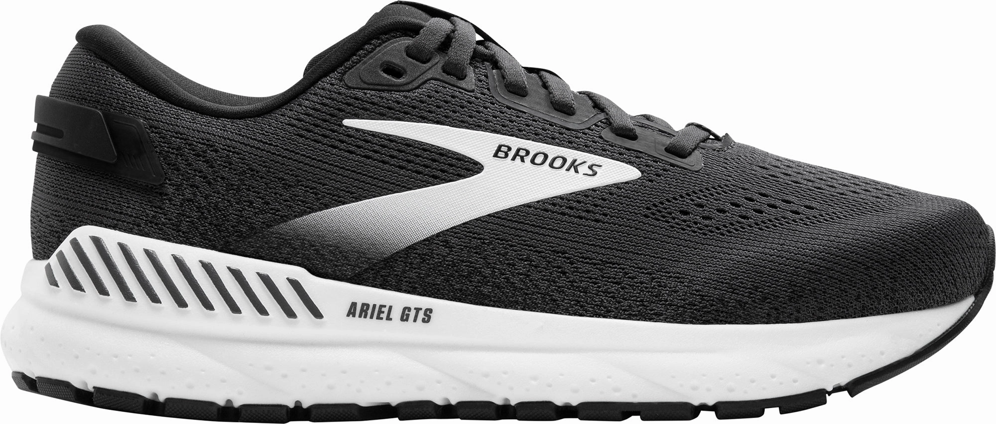 Brooks Ariel GTS 24 Womens Running Shoes - Black Brooks cushioned sneakers for distance running