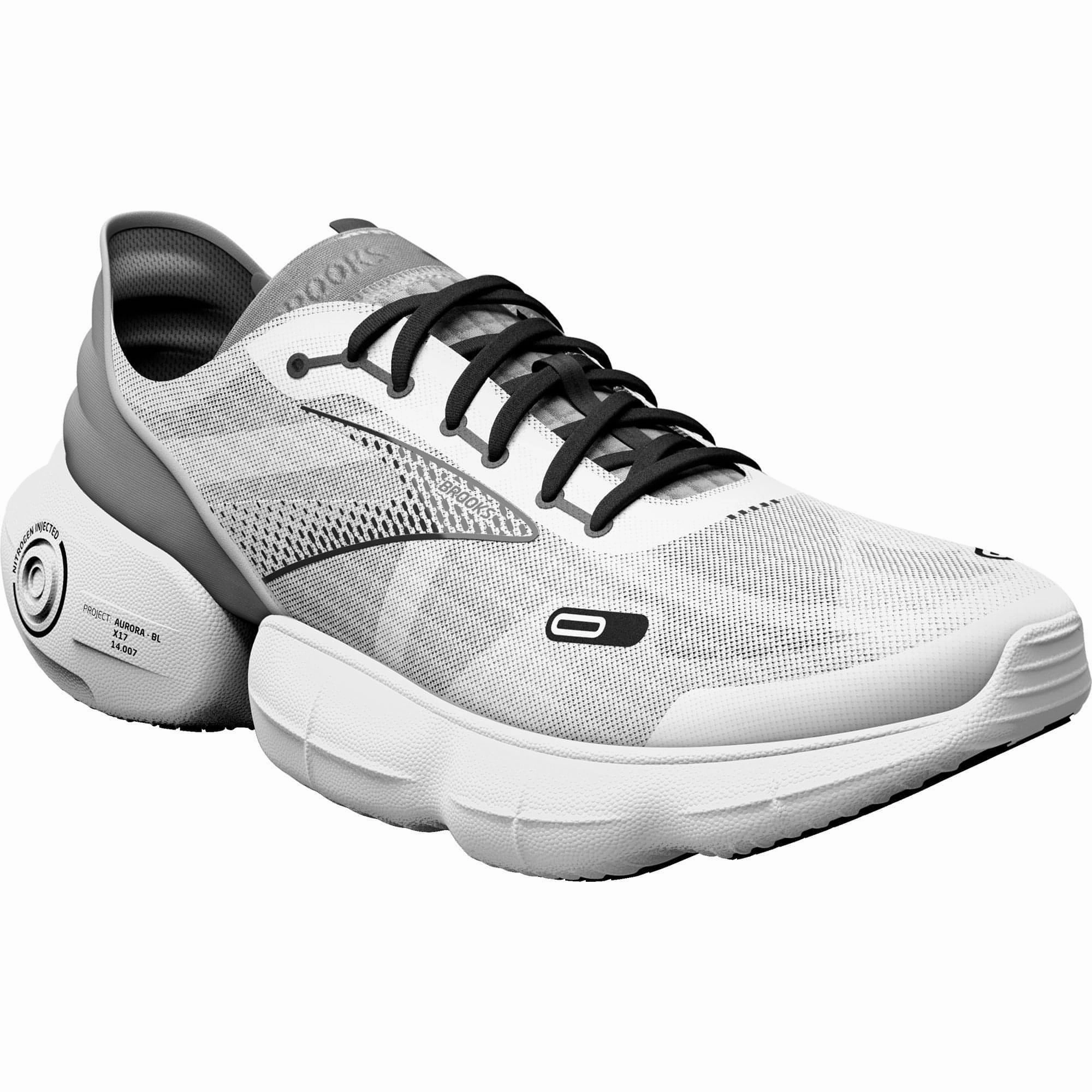 Brooks Aurora BL Womens Running Shoes - White Responsive Road Shoes