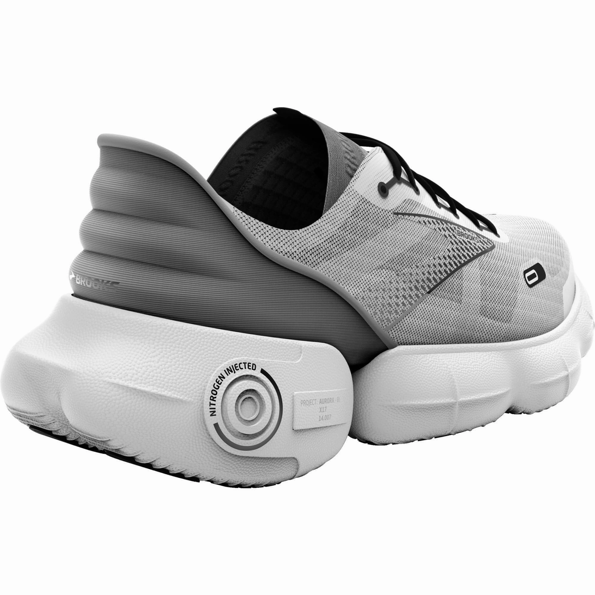 Brooks Aurora BL Womens Running Shoes - White Responsive Road Shoes
