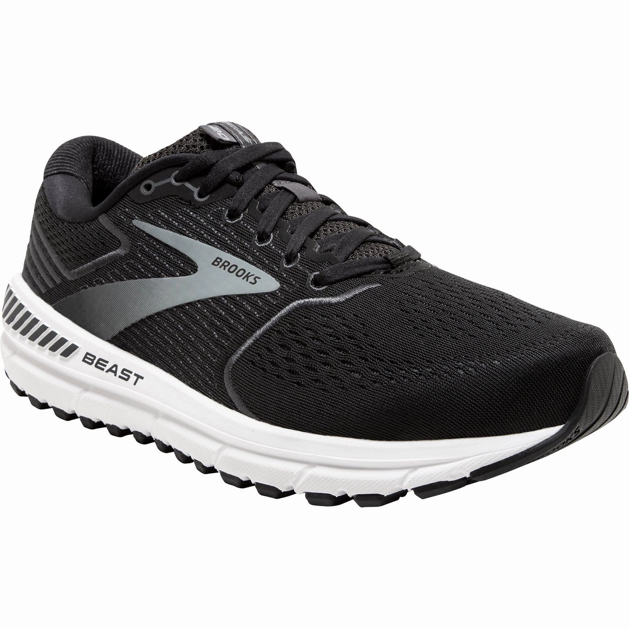 Brooks Beast 20 WIDE FIT Mens Running Shoes - Black Distance Runners