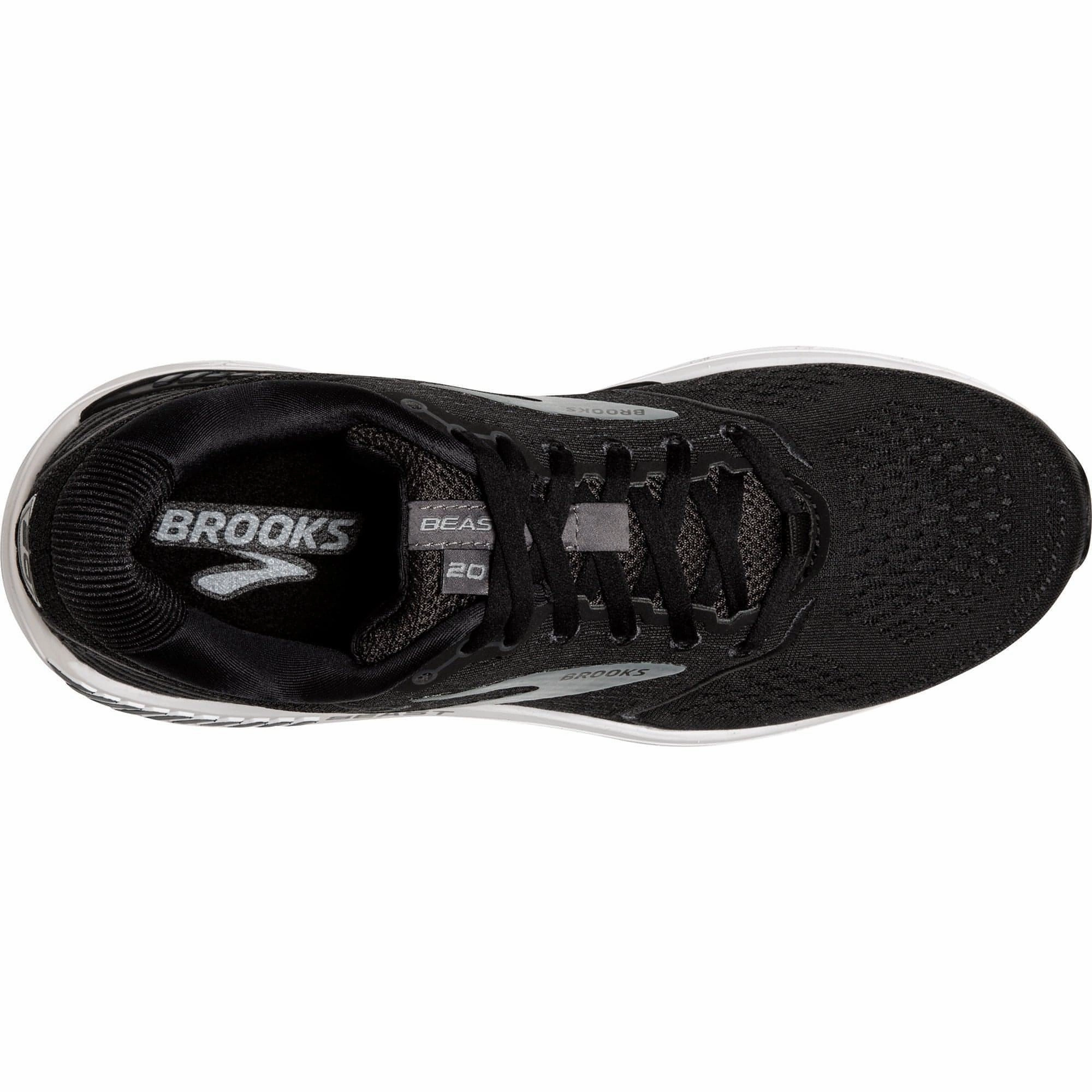 Brooks Beast 20 WIDE FIT Mens Running Shoes - Black Distance Runners