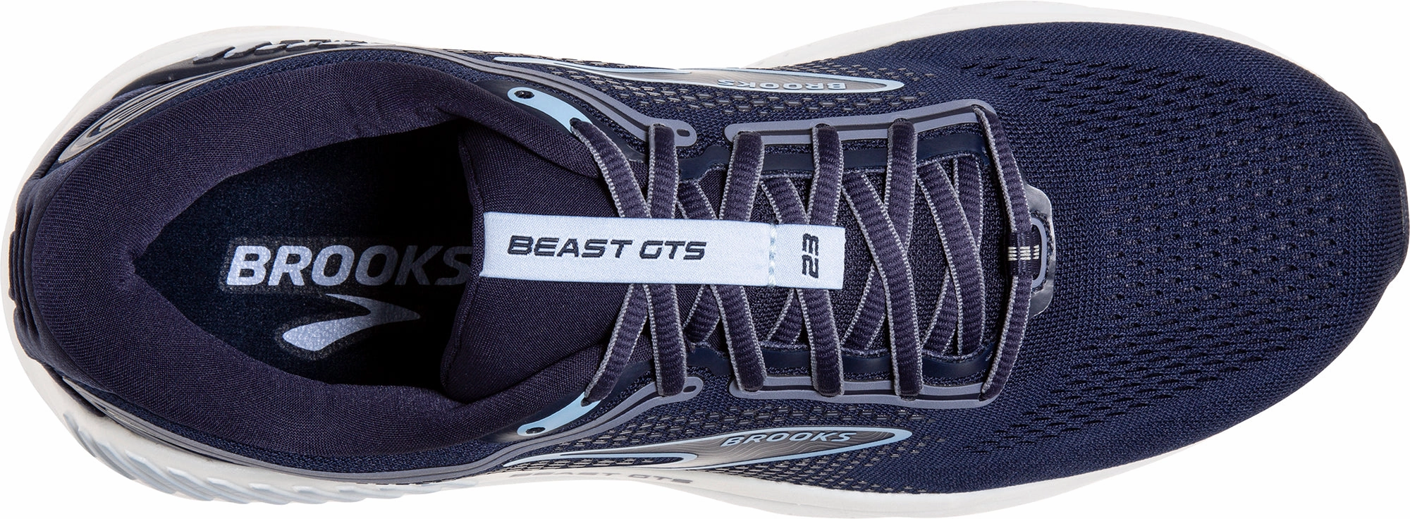 Brooks Beast GTS 23 WIDE FIT Mens Running Shoes - Navy Distance Runners