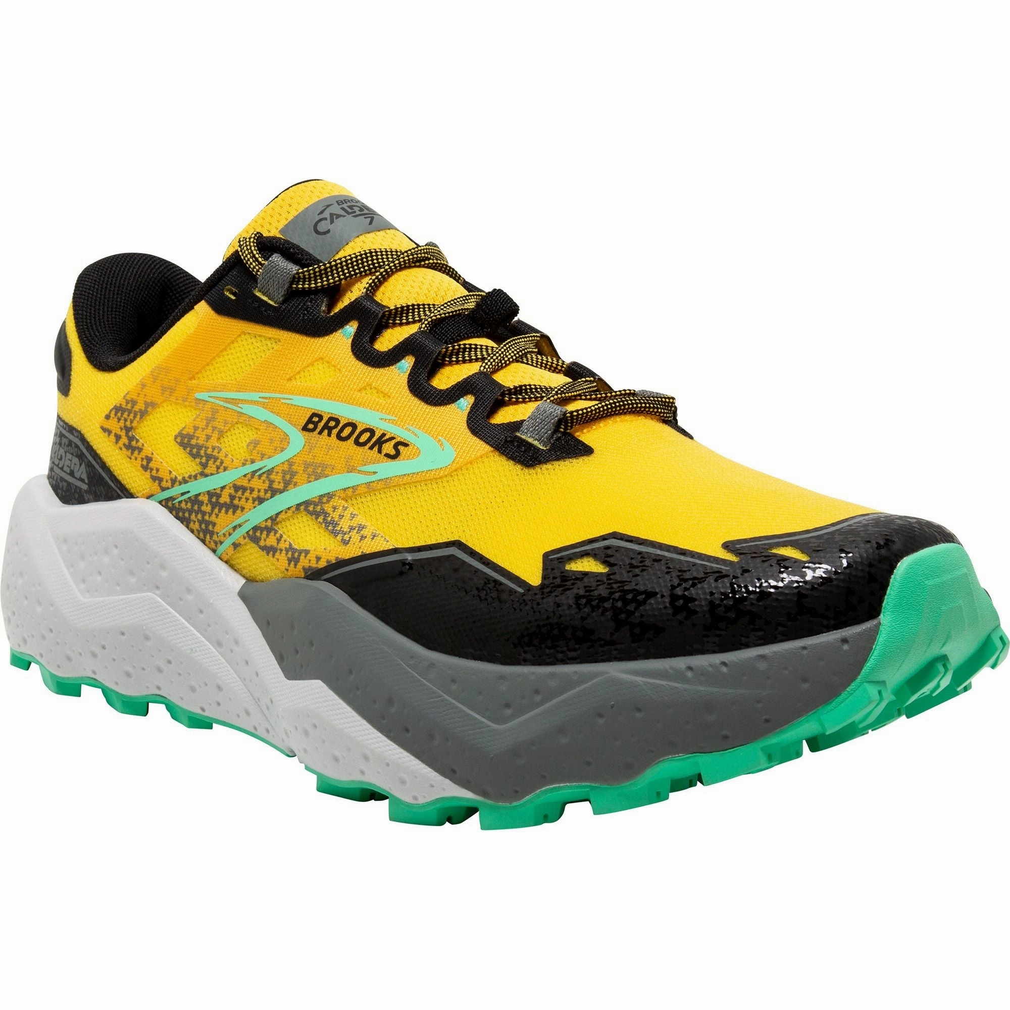 Brooks Caldera 7 Mens Trail Running Shoes - Yellow Distance Runners