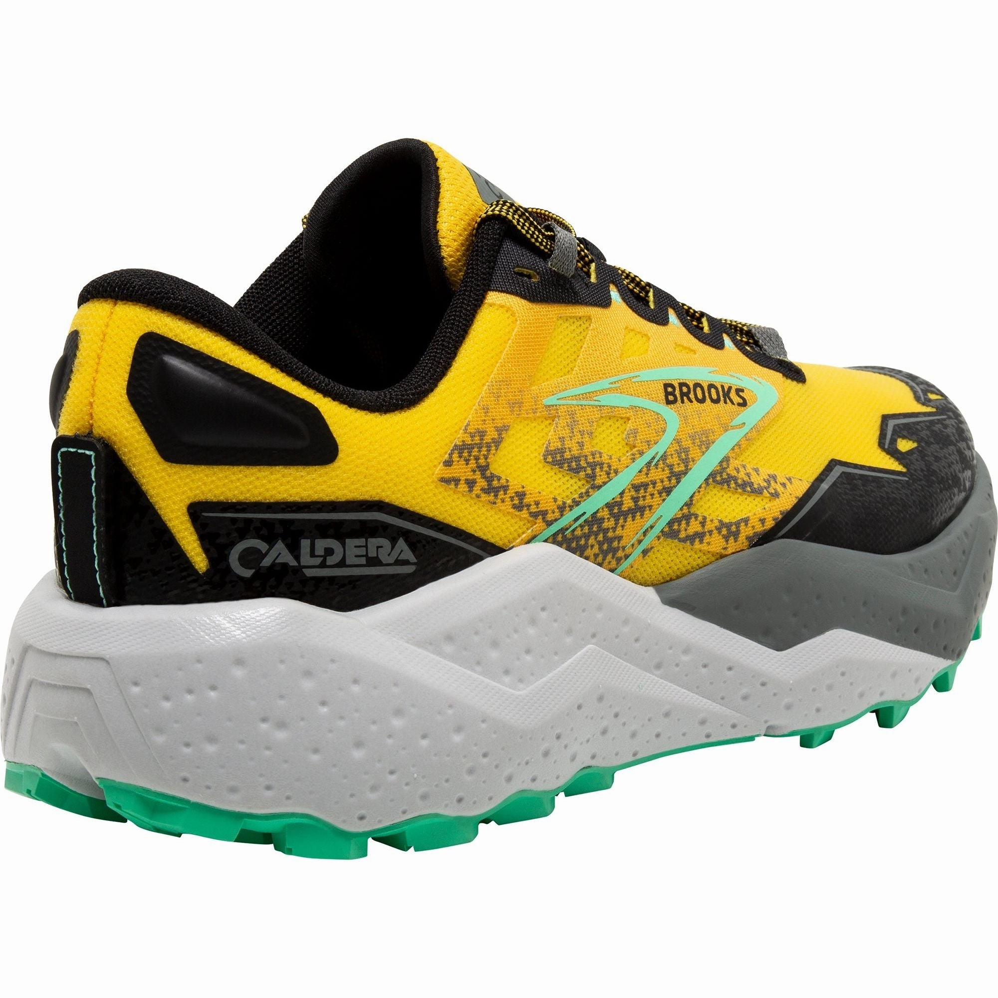 Brooks Caldera 7 Mens Trail Running Shoes - Yellow Responsive Road Shoes