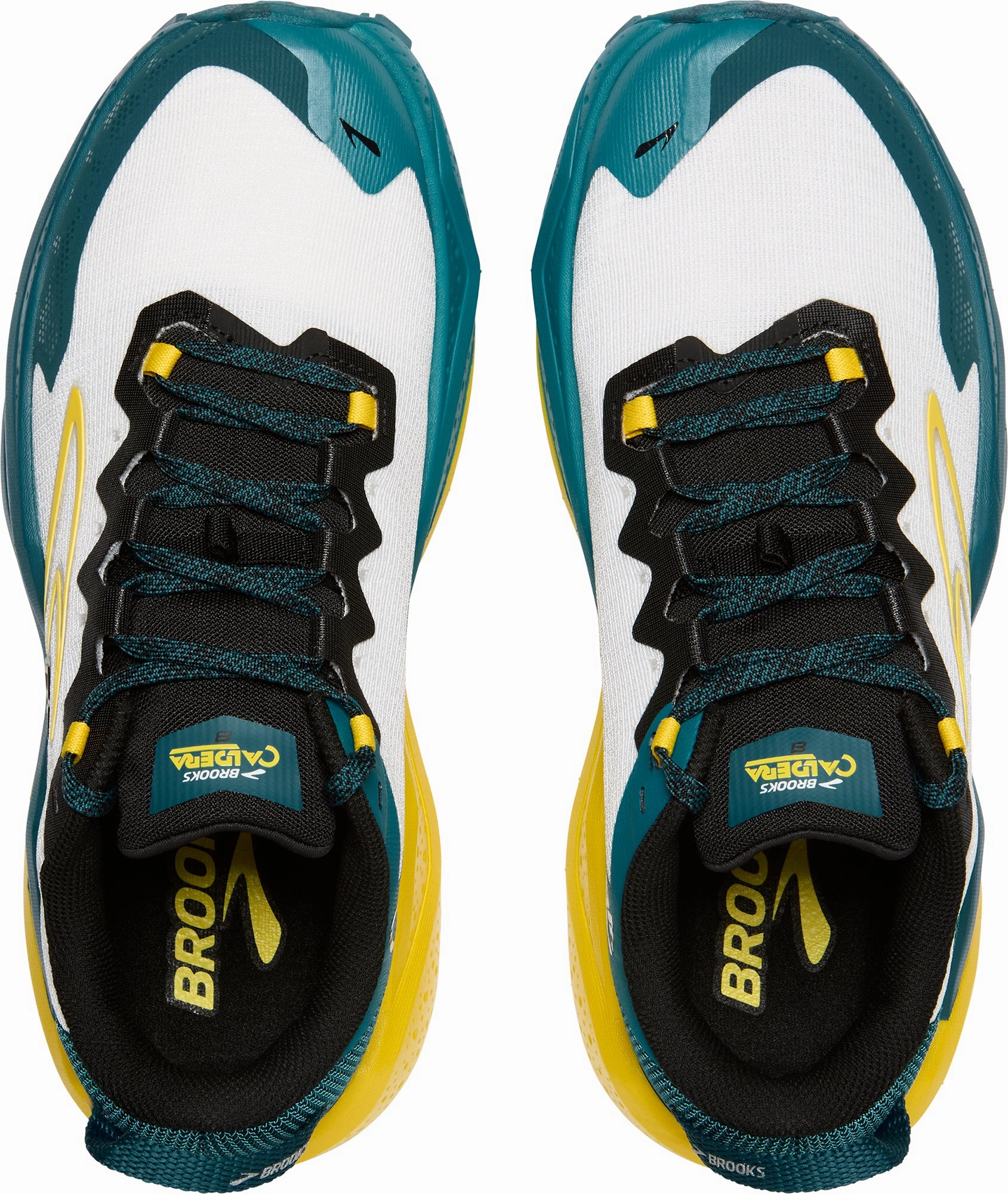 Brooks Caldera 8 Mens Trail Running Shoes - White Distance Runners