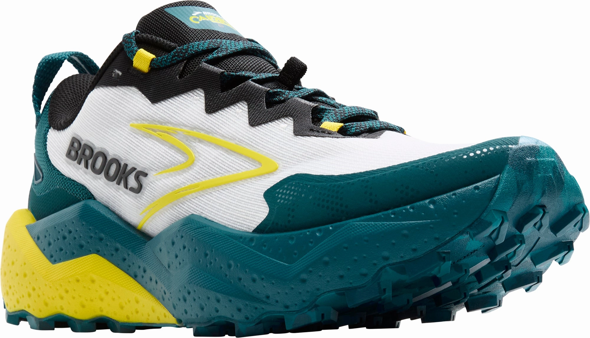 Brooks Caldera 8 Mens Trail Running Shoes - White Distance Runners