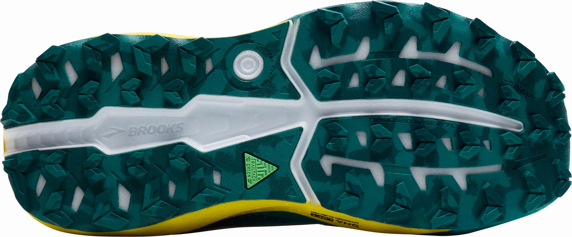 Brooks Caldera 8 Mens Trail Running Shoes - White Training Sneakers