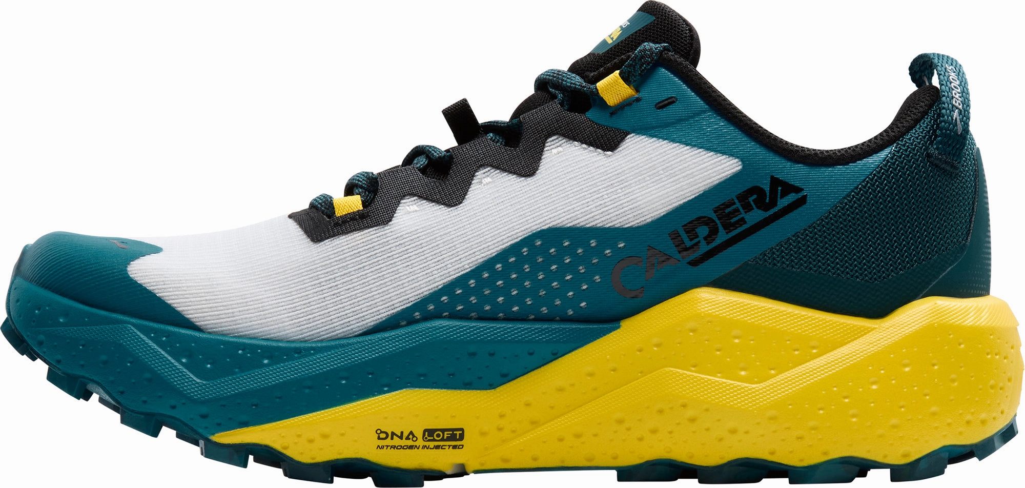 Brooks Caldera 8 Mens Trail Running Shoes - White Training Sneakers