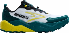 Brooks Caldera 8 Mens Trail Running Shoes - White Brooks breathable running shoes for performance