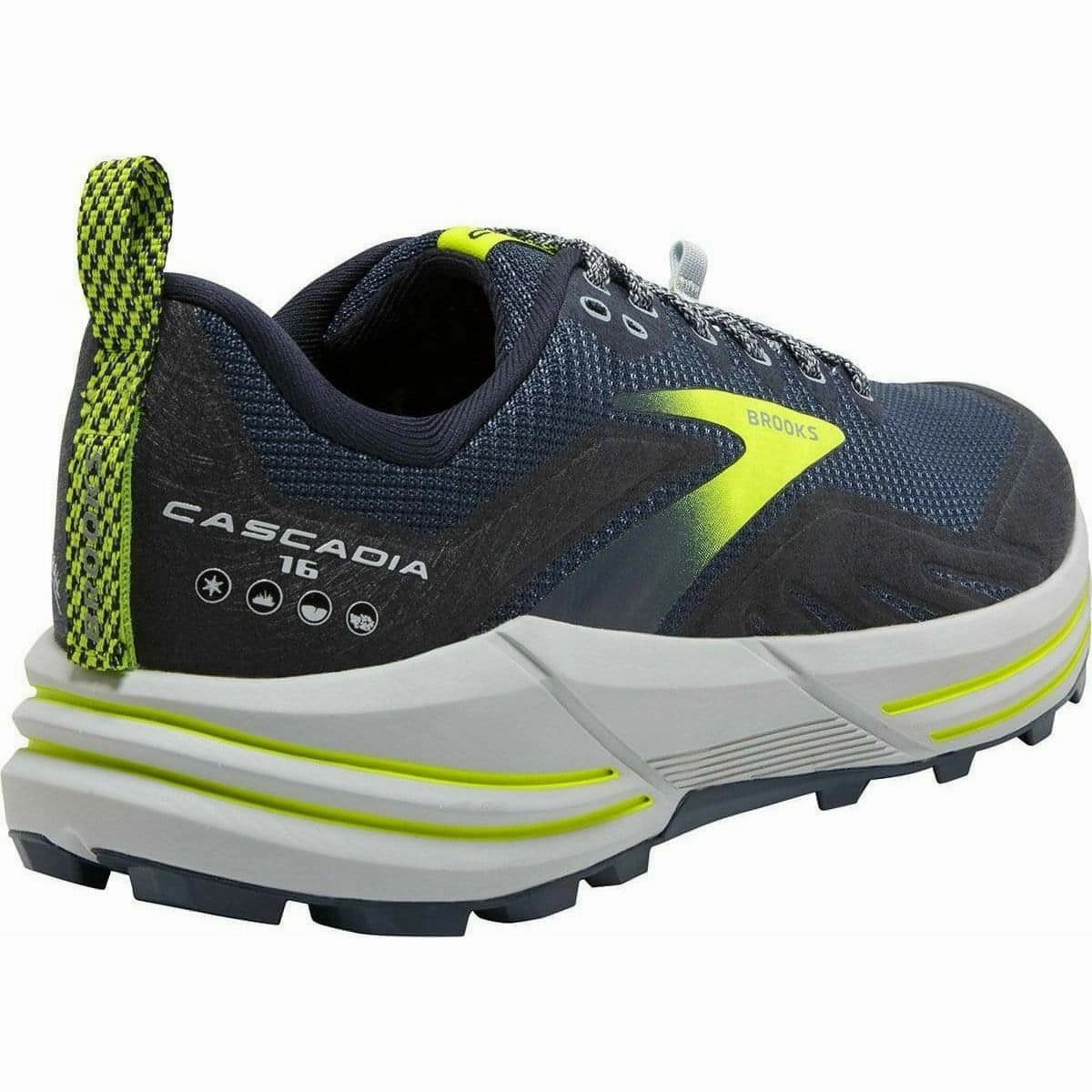 Brooks Cascadia 16 Mens Trail Running Shoes - Grey Distance Runners