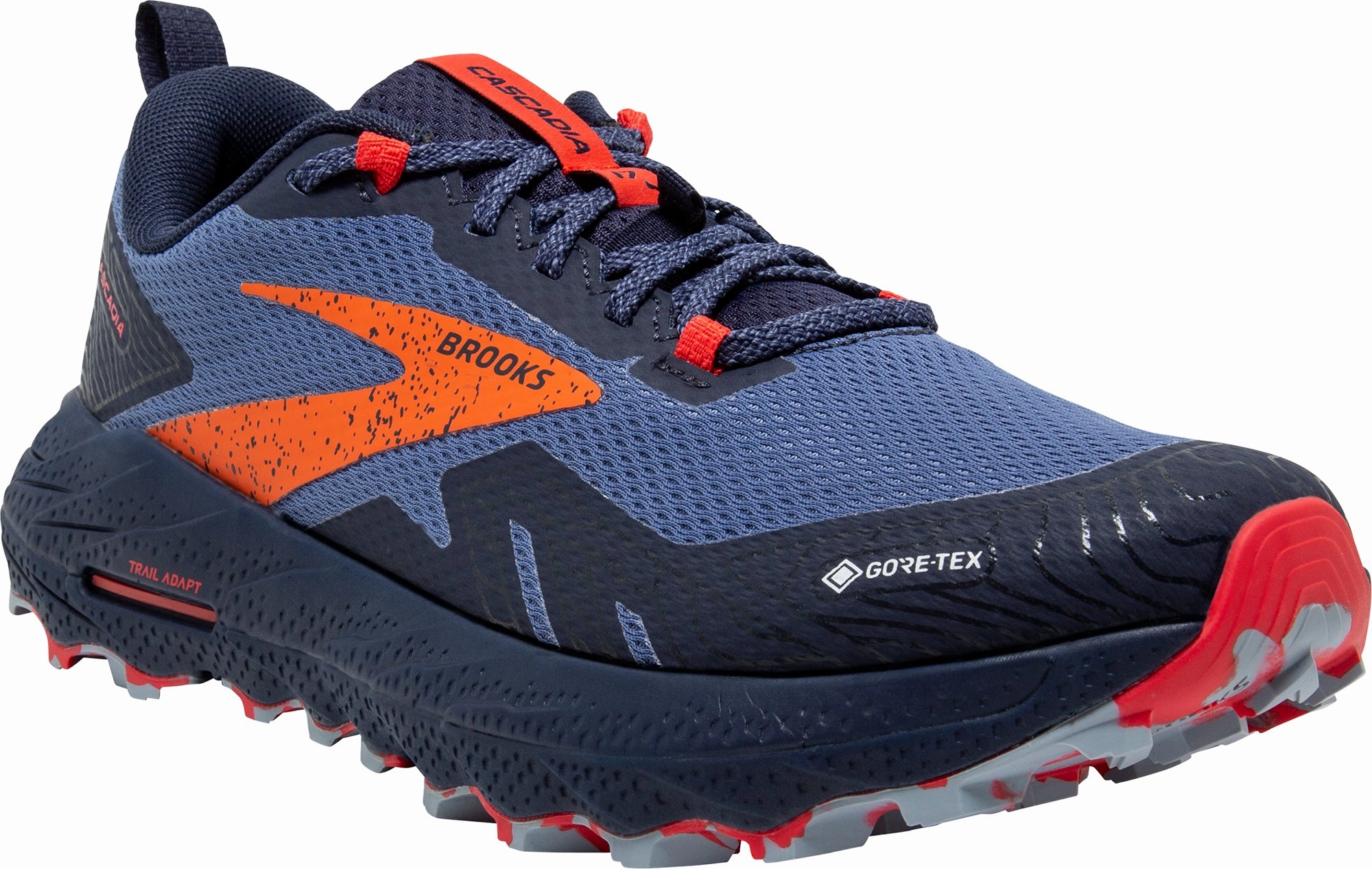 Brooks Cascadia 17 GORE-TEX Womens Trail Running Shoes - Blue Responsive Road Shoes