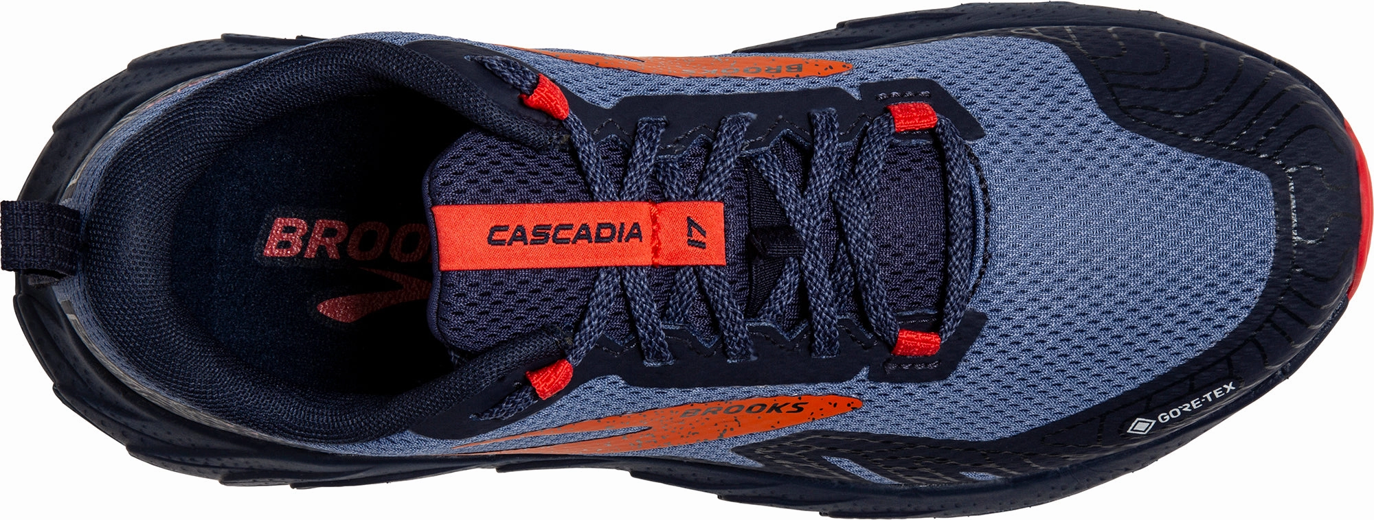 Brooks Cascadia 17 GORE-TEX Womens Trail Running Shoes - Blue Responsive Road Shoes