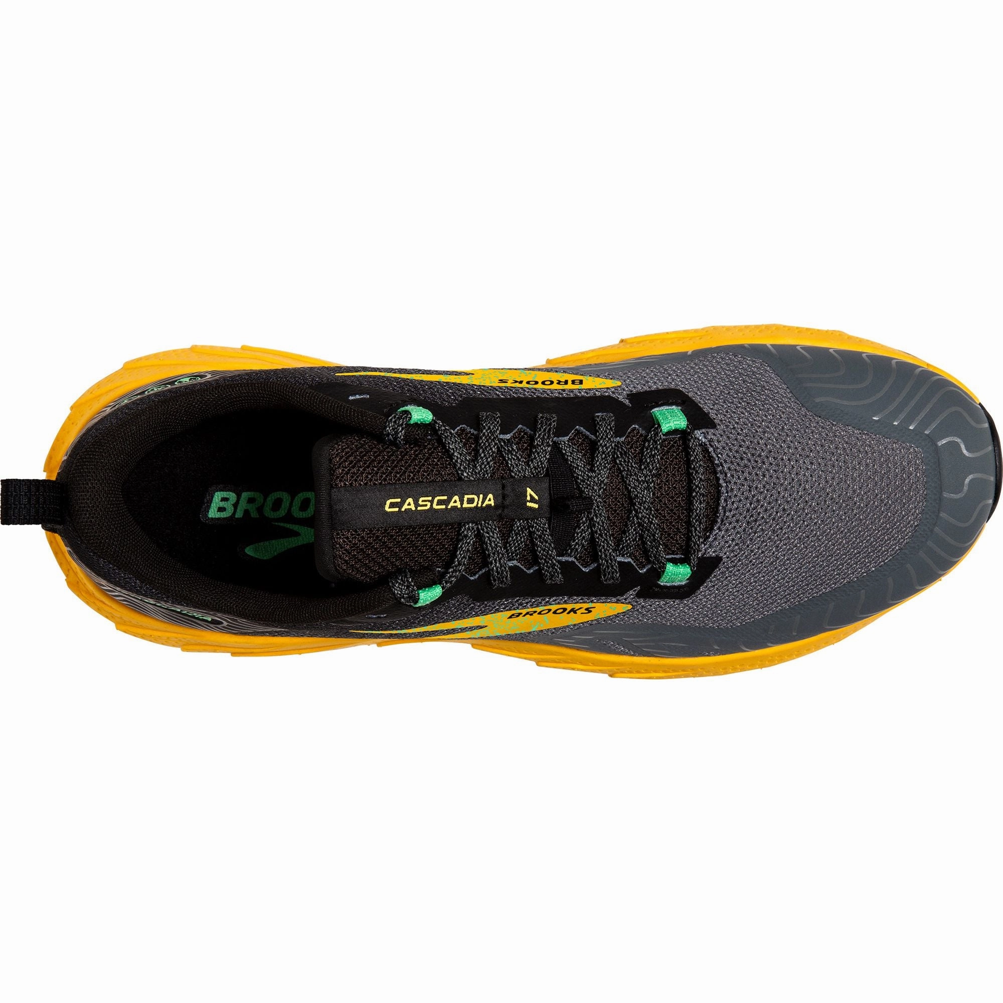 Brooks Cascadia 17 Mens Trail Running Shoes - Grey Responsive Road Shoes
