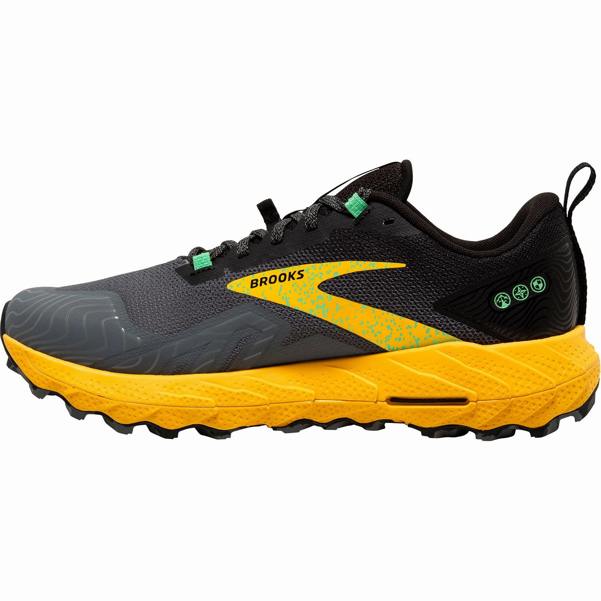Brooks Cascadia 17 Mens Trail Running Shoes - Grey Responsive Road Shoes