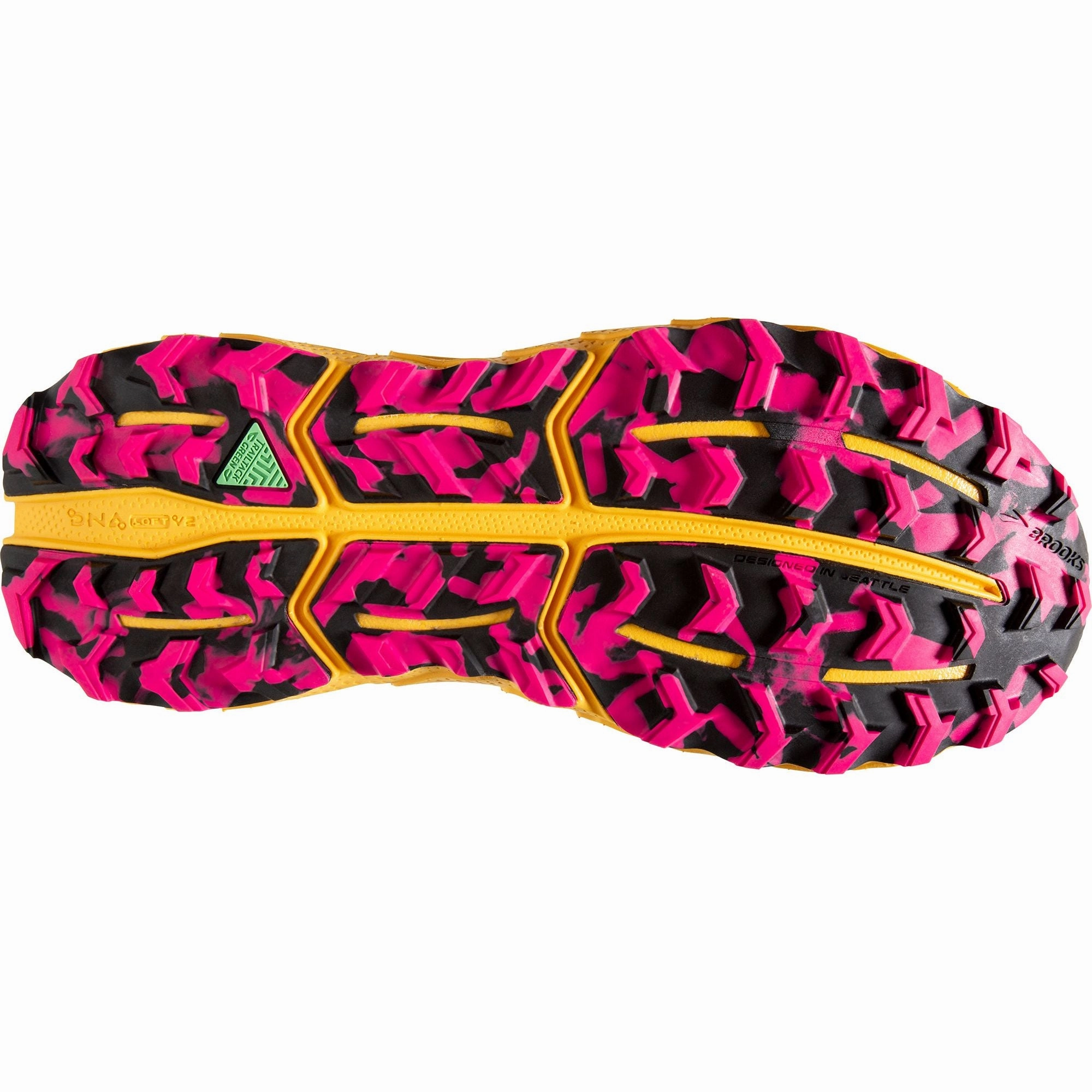 Brooks Cascadia 17 Womens Trail Running Shoes - Pink Responsive Road Shoes