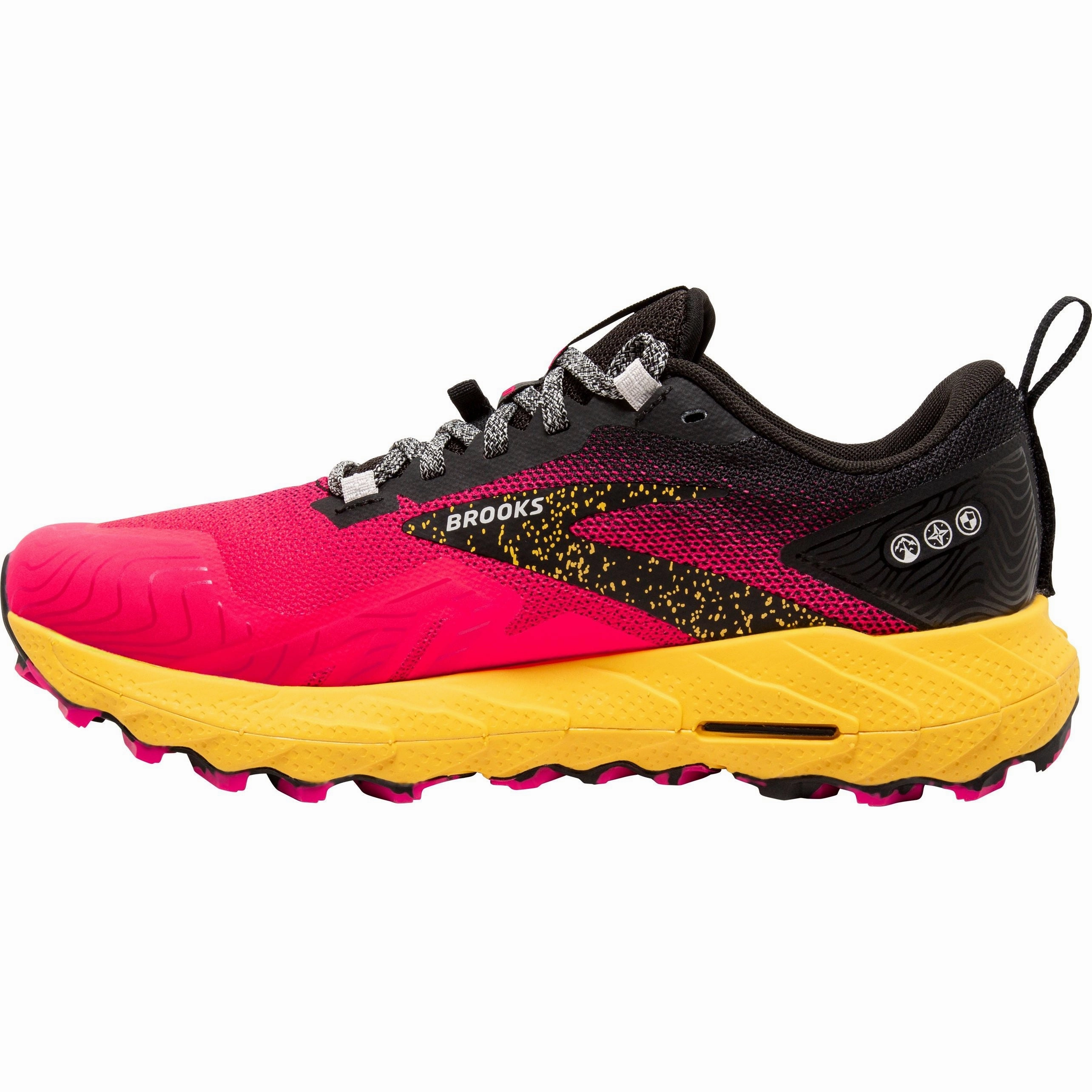 Brooks Cascadia 17 Womens Trail Running Shoes - Pink Responsive Road Shoes