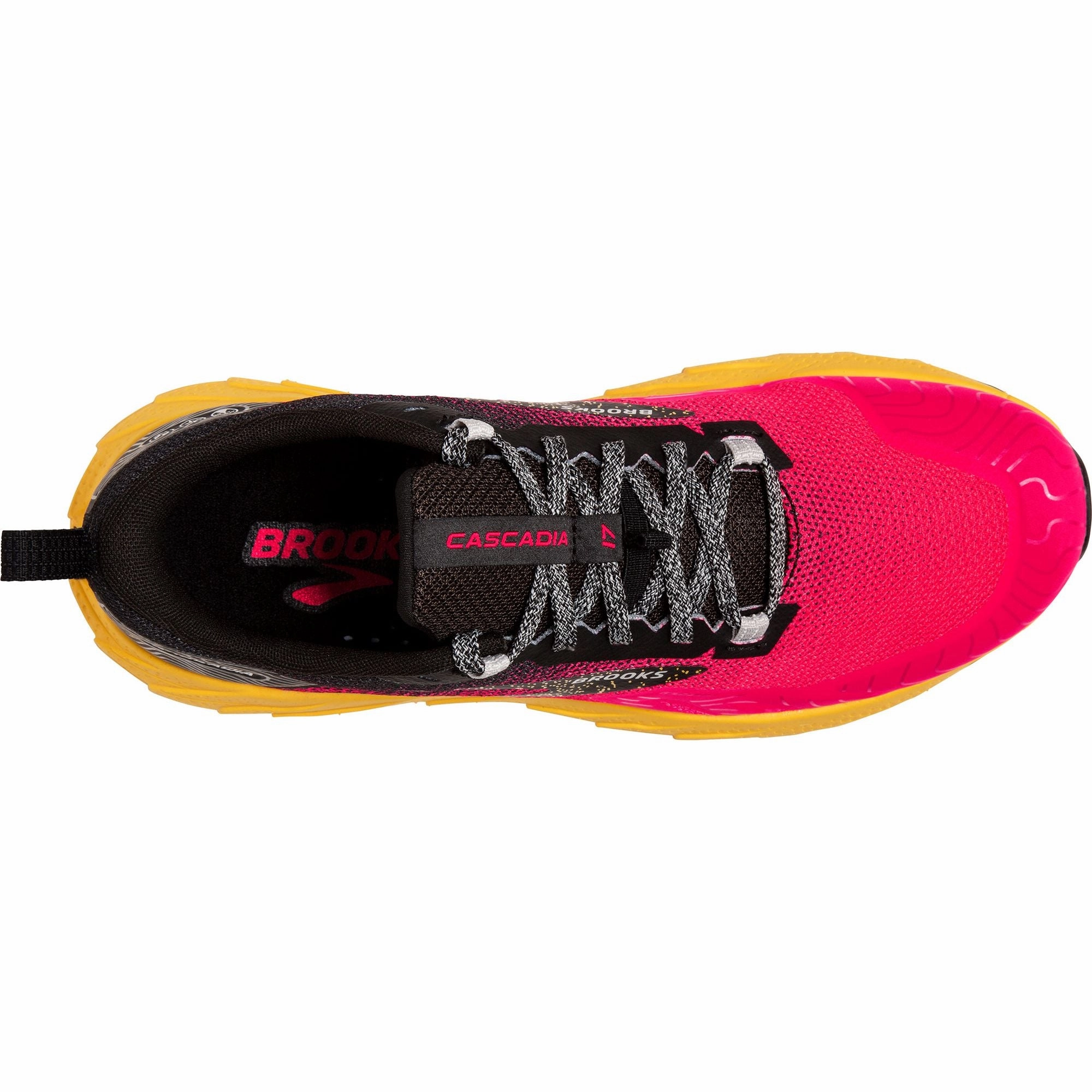 Brooks Cascadia 17 Womens Trail Running Shoes - Pink Responsive Road Shoes