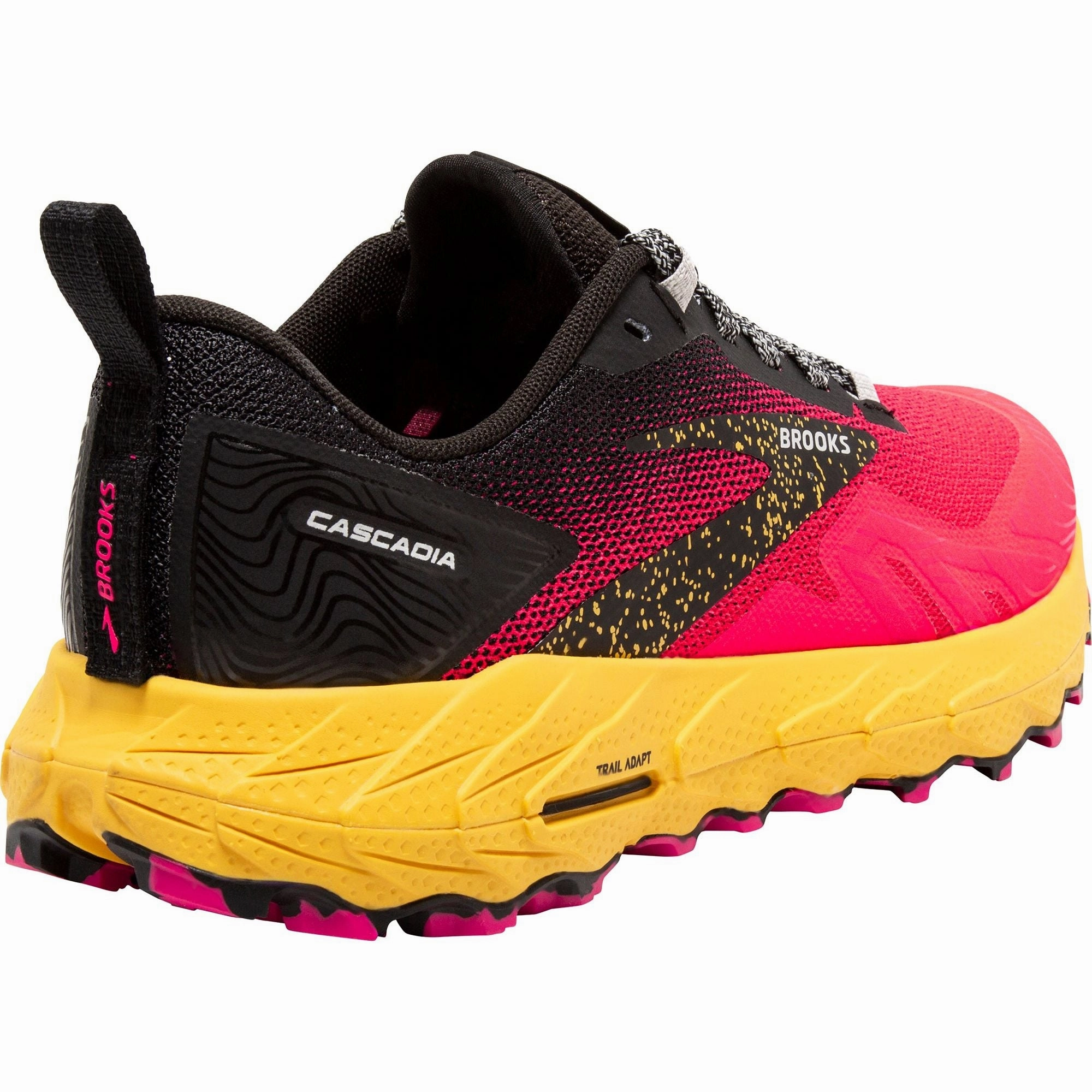 Brooks Cascadia 17 Womens Trail Running Shoes - Pink Responsive Road Shoes
