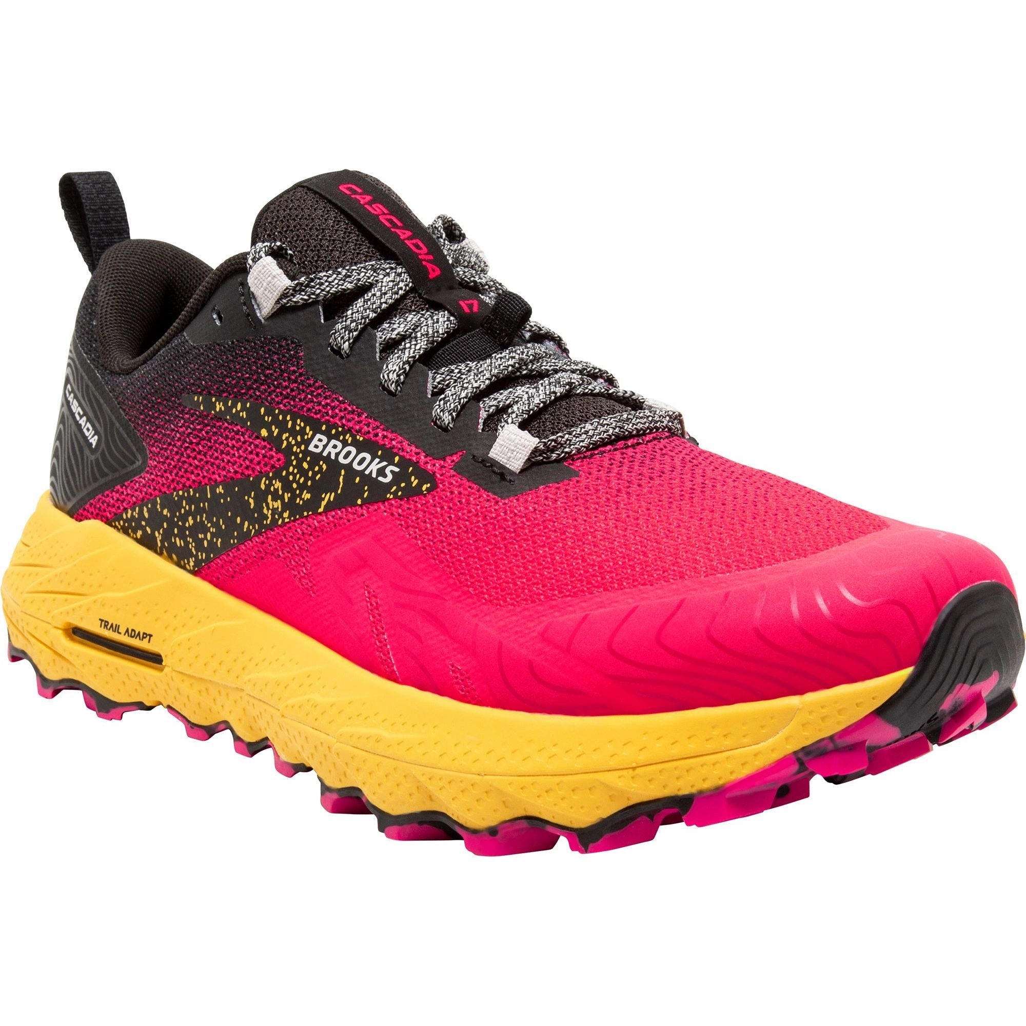 Brooks Cascadia 17 Womens Trail Running Shoes - Pink Responsive Road Shoes