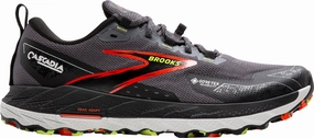 Brooks Cascadia 18 GORE-TEX Mens Trail Running Shoes - Grey Brooks breathable running shoes for performance