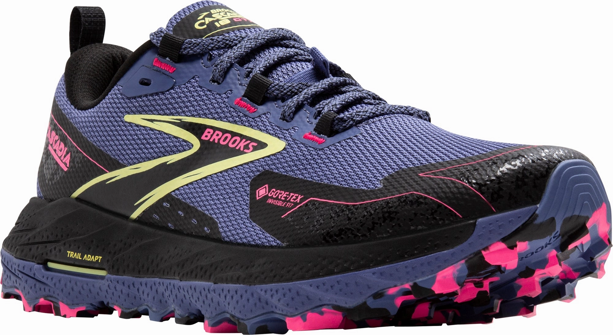 Brooks Cascadia 18 GORE-TEX Womens Trail Running Shoes - Blue Training Sneakers